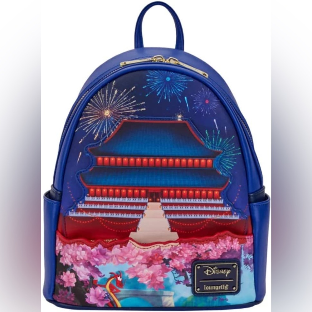 Loungefly Disney Mulan Castle Light UP MINI Backpack
